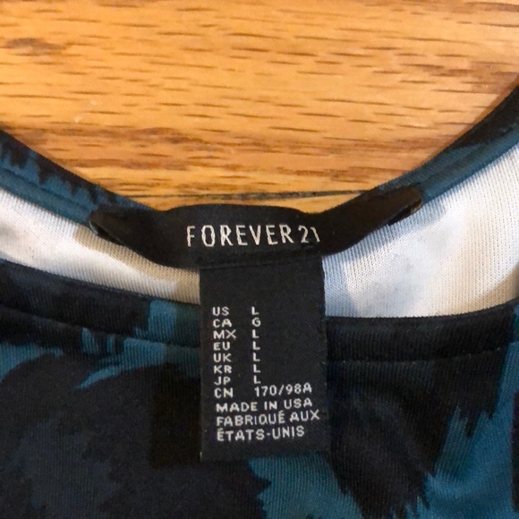 Jungle print blue dress!! - Picture 3 of 4